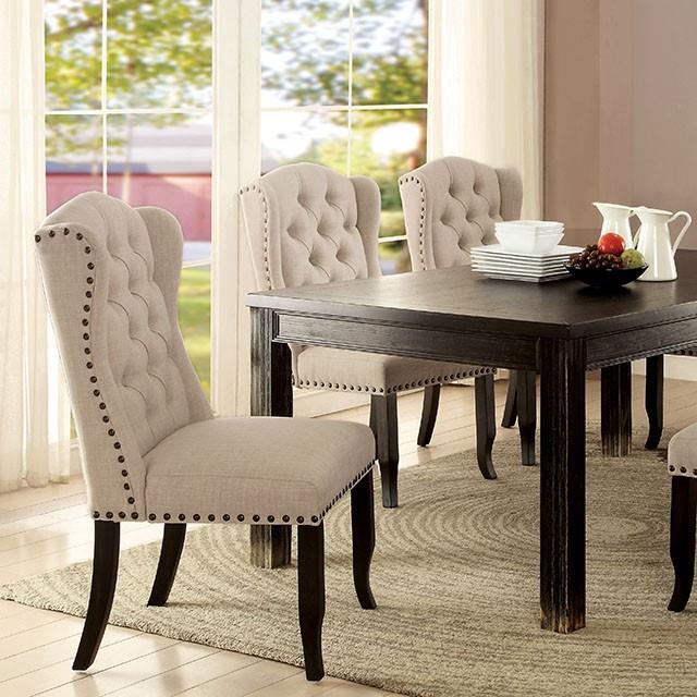 Furniture of America Sania CM3324BK-T-VN Dining Table IMAGE 1